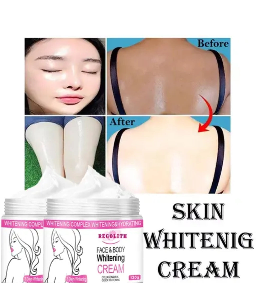 REGOLITH FACE & BODY WHITENING CREAM